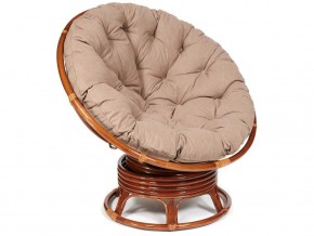 Кресло-качалка Papasan w 23/01 B с подушкой Pecan, экошерсть Коричневый в Чусовом - chusovoj.магазин96.com | фото