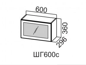 ШГ600с/360 Шкаф навесной 600/360 (горизонт. со стеклом) в Чусовом - chusovoj.магазин96.com | фото