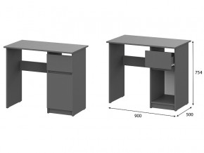 Стол письменный 900 Денвер Графит серый в Чусовом - chusovoj.магазин96.com | фото